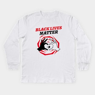 Black Lives Matter / Equality For All Kids Long Sleeve T-Shirt
